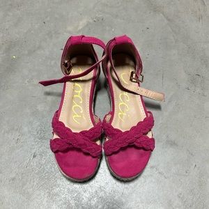 Ссосі Shoes | Ccocci Heeled Flatform Wedges Sz 5.5|‎ Color- Pink